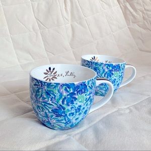 2 Lily Pulitzer 12 oz mugs
